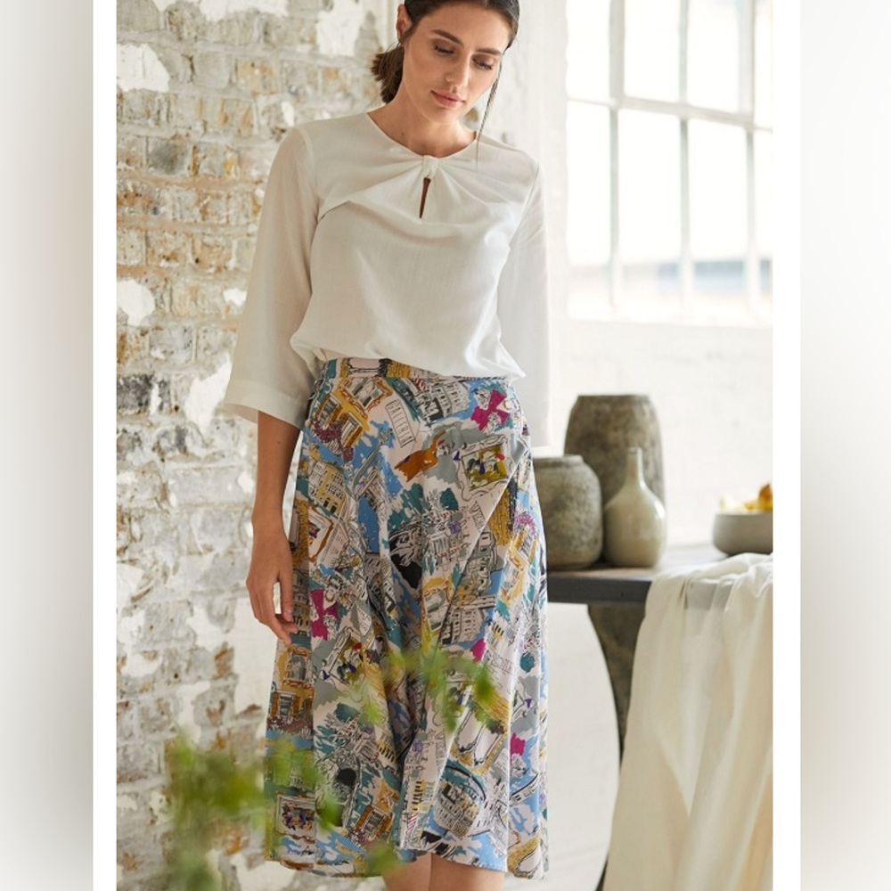 thought Colorful Printed Women's Skirt italy drawing
